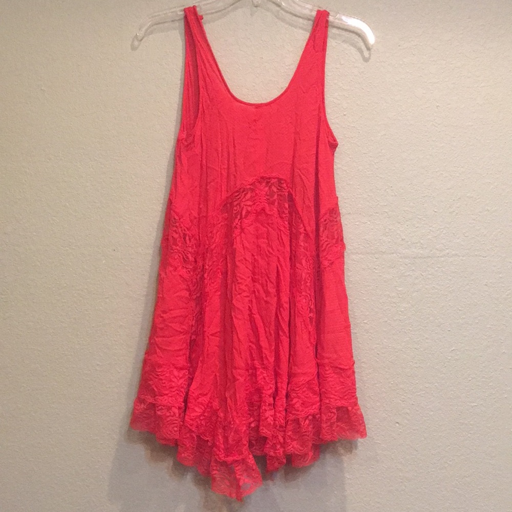 red lace blouse